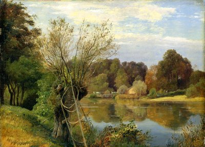 In der Nähe der Aumühle, ca. 1830 von Adolf Vollmer